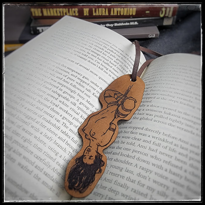 Rope Bondage Leather Book Marks Full Set