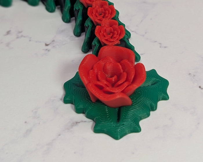 Rose Dragon Tail Flower Close