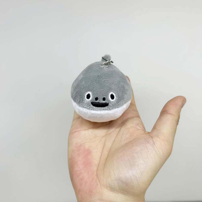 Sacabambaspis Plush Keychain: Meme Magic Accessory: pink, white cartoon pink animal character, kawaii cartoon style