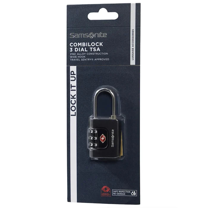 Samsonite CombiLock 3 Dial TSA - Black