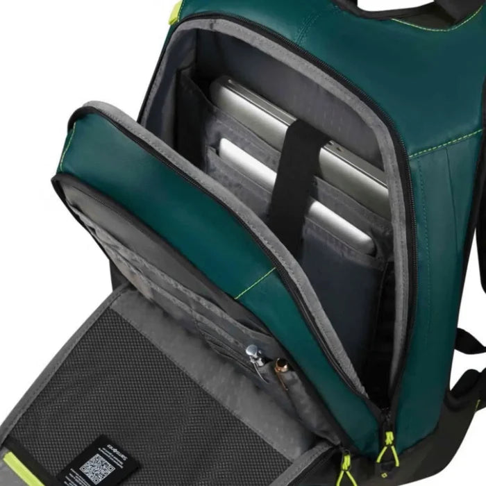 Samsonite Ecodiver 17.3’’ Laptop Backpack L - Dark Teal / Lime