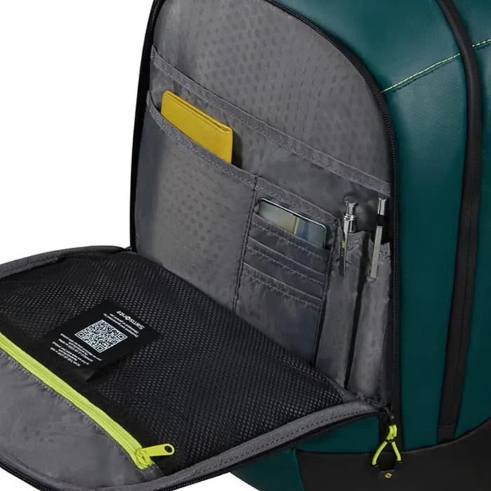 Samsonite Ecodiver 17.3’’ Laptop Backpack L - Dark Teal / Lime