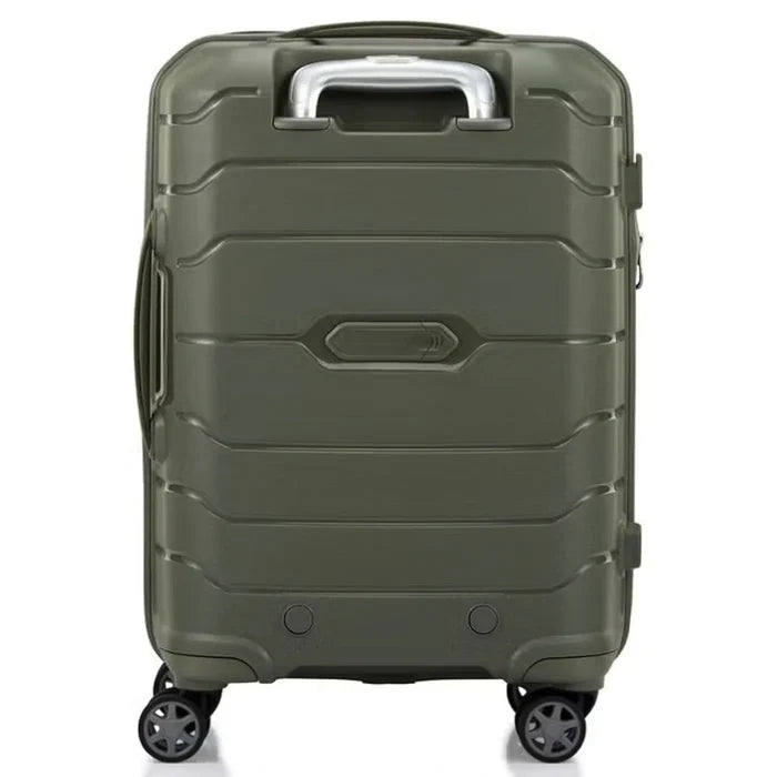 Samsonite Oc2Lite 55 cm 4 Wheeled Expandable Carry-On Spinner Suitcase - Olive Green