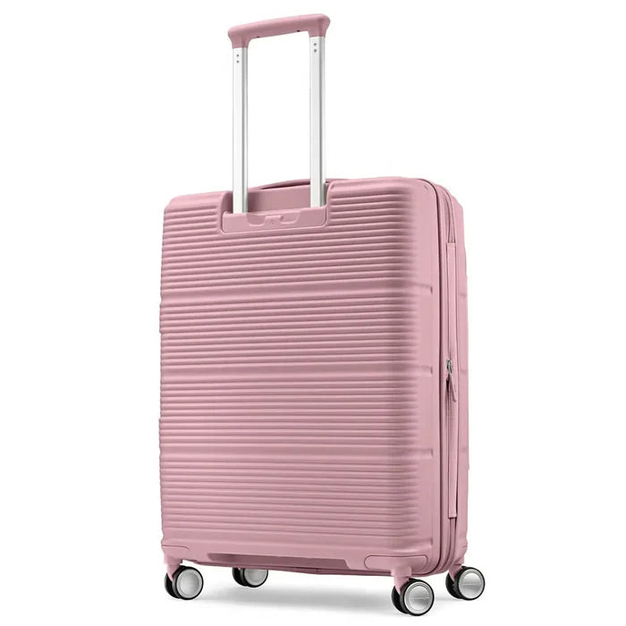 Samsonite Paralux 67 cm Expandable Front Opening Suitcase - Dusty Pink