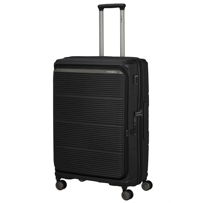 Samsonite Paralux 75 cm Expandable Front Opening Suitcase - Black
