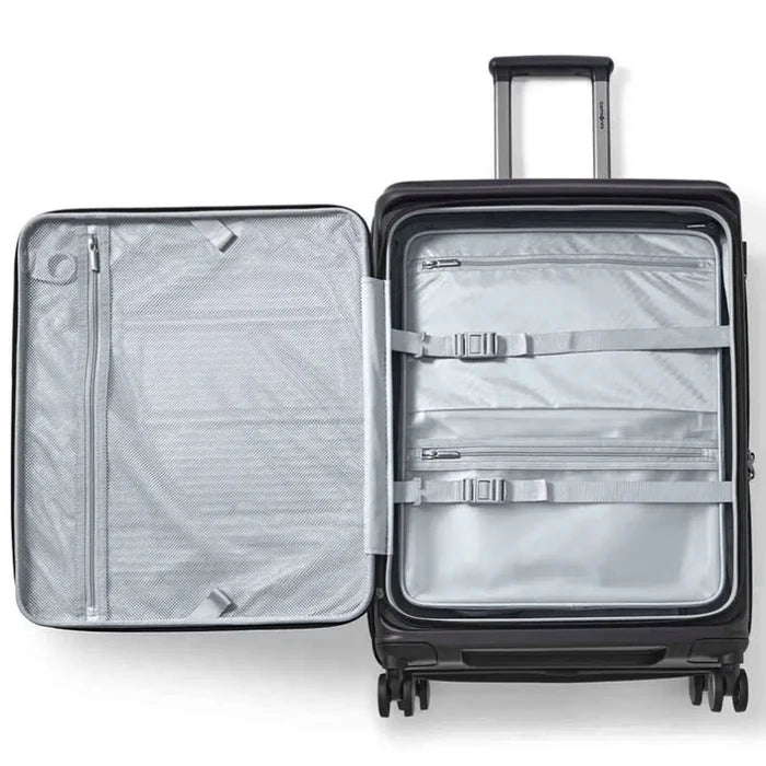 Samsonite Paralux 75 cm Expandable Front Opening Suitcase - Black