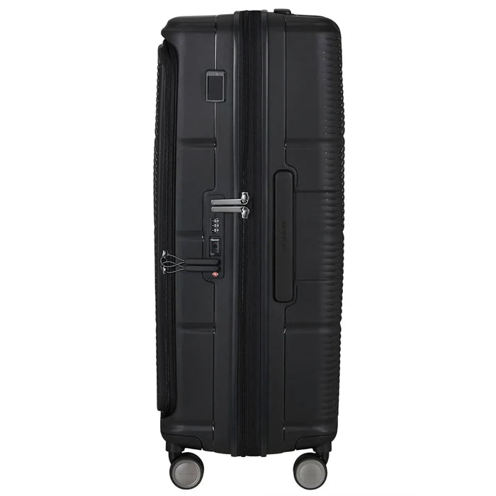 Samsonite Paralux 75 cm Expandable Front Opening Suitcase - Black