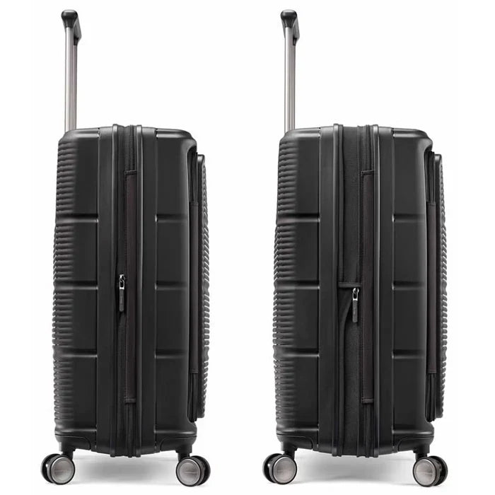 Samsonite Paralux 75 cm Expandable Front Opening Suitcase - Black