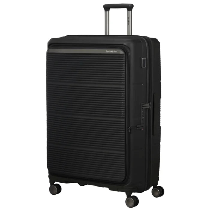 Samsonite Paralux 81 cm Expandable Front Opening Suitcase - Black