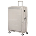 Samsonite Paralux 81 cm Expandable Front Opening Suitcase - Stone Grey