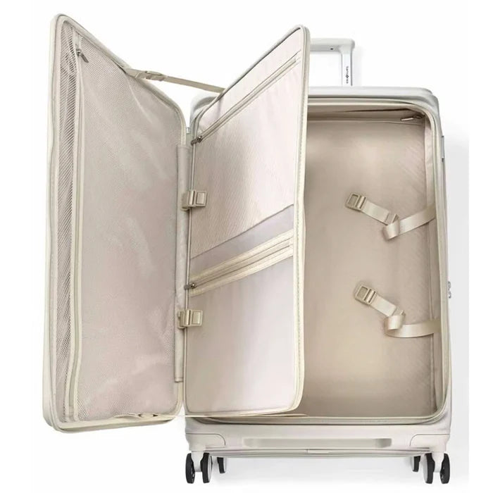 Samsonite Paralux 81 cm Expandable Front Opening Suitcase - Stone Grey