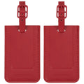 Samsonite Rectangle Luggage Tag (2 Pack) - Red