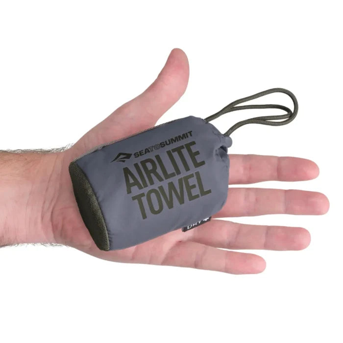Sea To Summit Airlite Towel Large - Beluga (Dark Grey)