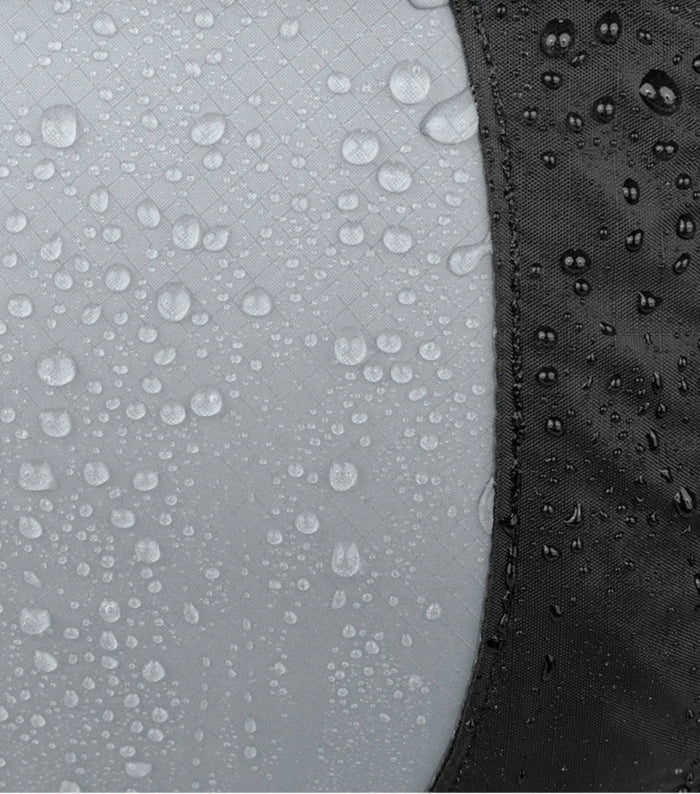 Waterproof and air-permeable eVent® fabric base allows air to be pushed out but water can't get in