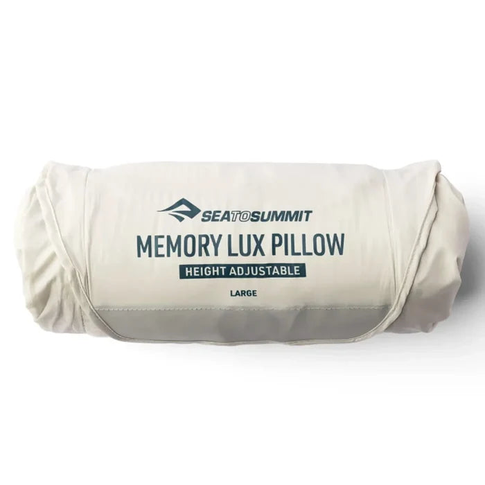 Sea to Summit Memory Lux Pillow (Large) - Grey