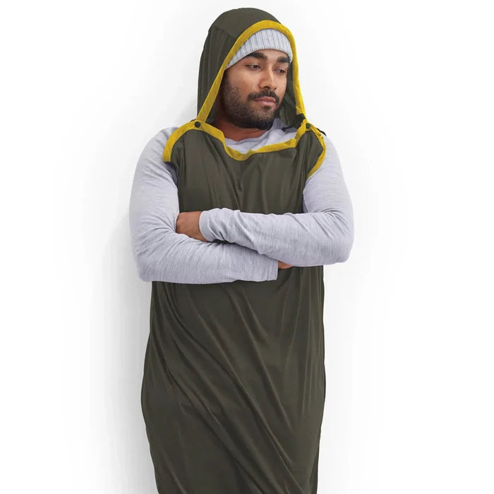 Sea To Summit Reactor Midweight Sleeping Bag Liner (Long Size) - Dark Grey