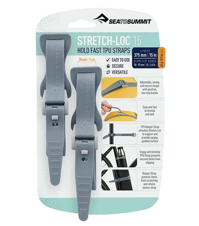 Two or more straps can be joined to increase length