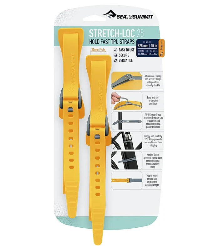 • Grippy and stretchy TPU material prevents secured items from slipping