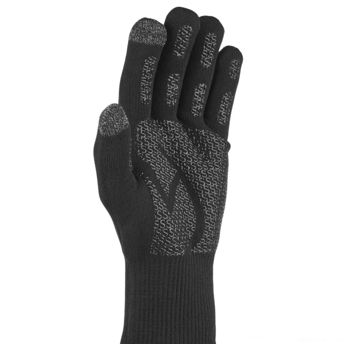 Sealskinz Anmer Waterproof All Weather Ultra Grip Knitted Glove (Black) - X-Large