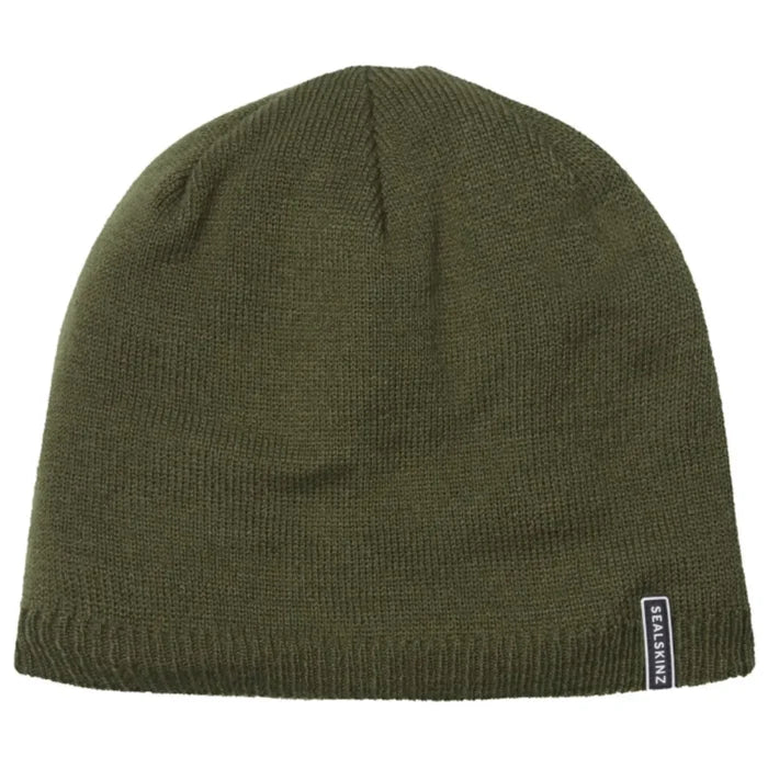 Sealskinz Cley Waterproof Cold Weather Beanie (Large / X-Large) - Olive