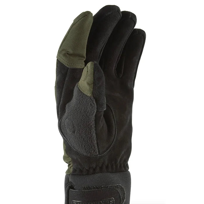 Sealskinz Stanford Waterproof All Weather Sporting Glove (Small) - Olive Green / Black