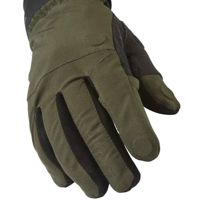 Sealskinz Stanford Waterproof All Weather Sporting Glove (Small) - Olive Green / Black