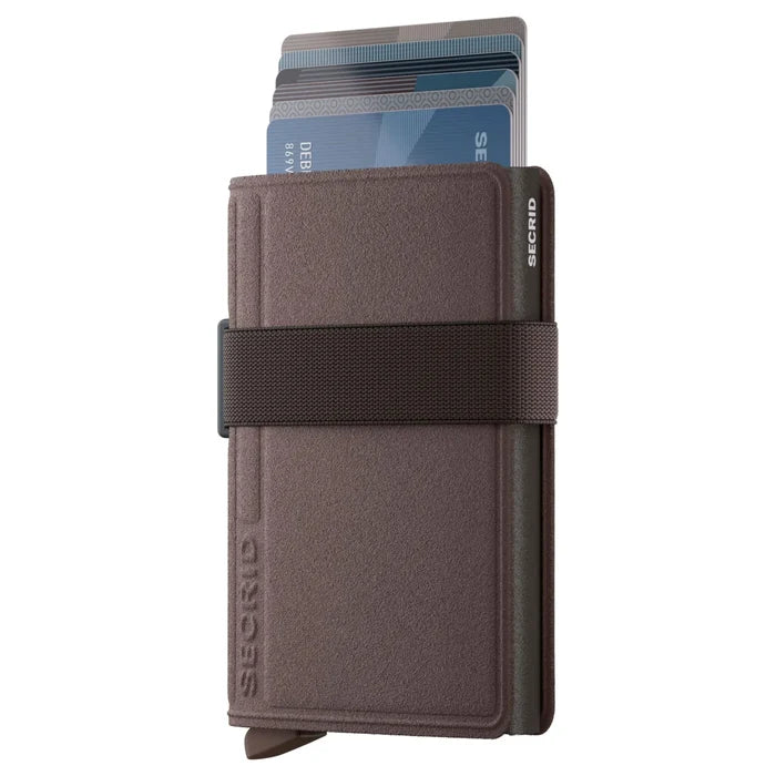 Secrid Bandwallet Compact RFID Wallet - LIBA Brown / Brown