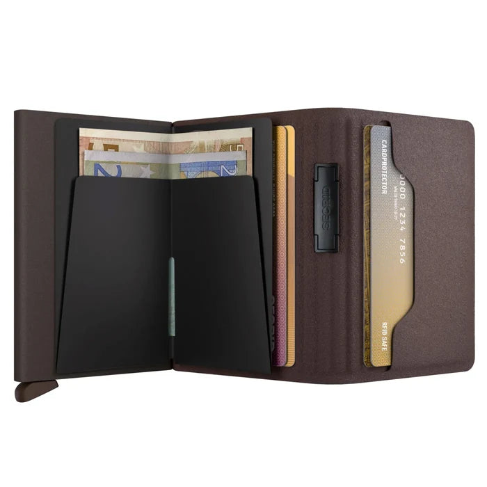 Secrid Bandwallet Compact RFID Wallet - LIBA Brown / Brown