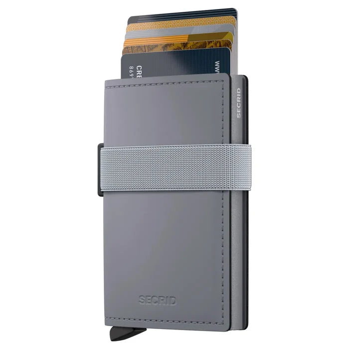 Secrid Bandwallet Compact RFID Wallet - Matte Grey / Grey