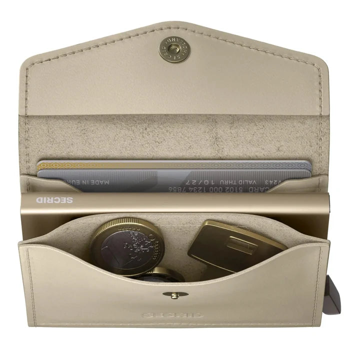 Secrid Envelope Wallet Compact RFID Card Wallet - Original Latte