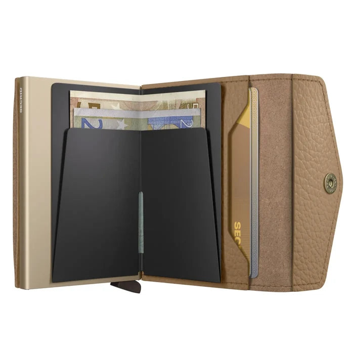 Secrid Envelope Wallet Compact RFID Card Wallet - Pebble Cappuccino