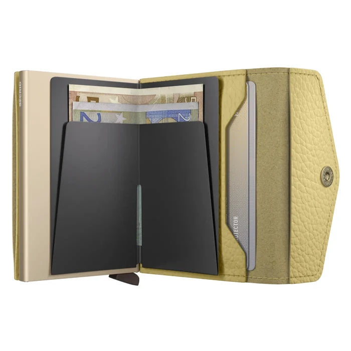 Secrid Envelope Wallet Compact RFID Card Wallet - Pebble Yellow