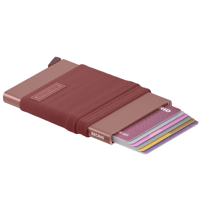 Secrid Flexwallet Original Compact RFID Card Wallet - Mauve