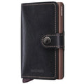 Secrid Miniwallet Compact RFID Wallet - Black-Rose (Mirum Plant-Based)
