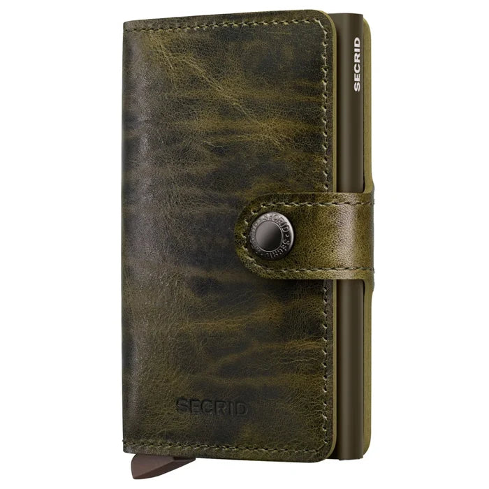 Secrid Miniwallet Compact RFID Wallet - Dutch Martin Cedar