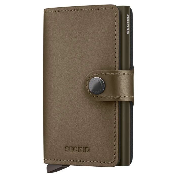 Secrid Miniwallet Compact RFID Wallet - Matte Satin Bronze