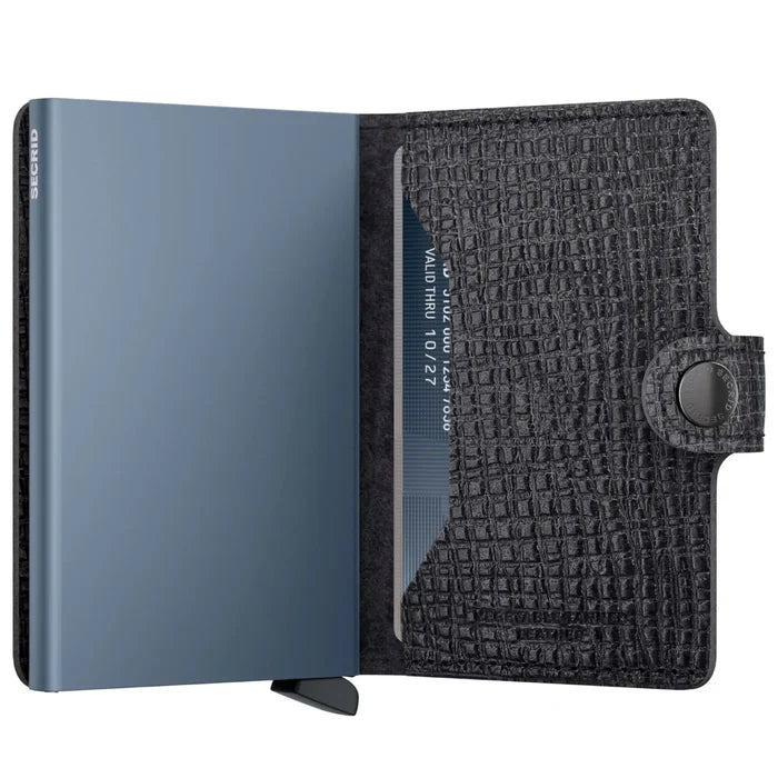 Secrid Miniwallet Compact RFID Wallet - Palmellato Black