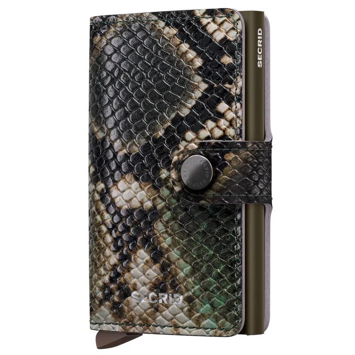 Secrid Miniwallet Compact RFID Wallet - Serpent Green