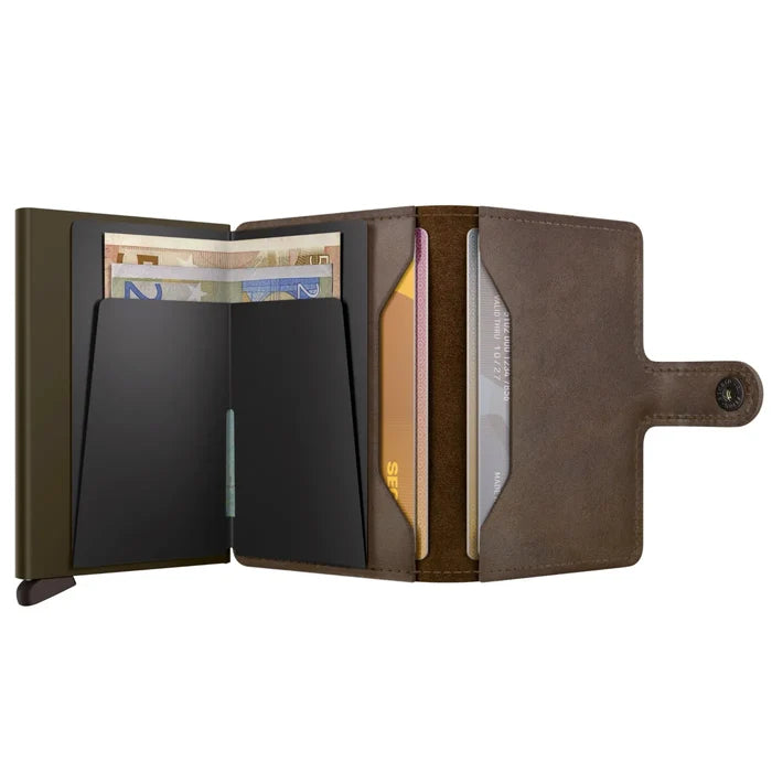 Secrid Miniwallet Compact RFID Wallet - Vintage Oak