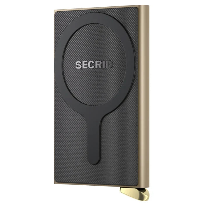 Secrid Premium Cardprotector + for Magsafe Compact RFID Card Wallet - Fluted Cashmere