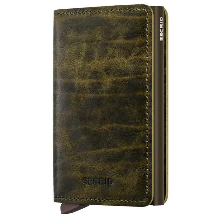 Secrid Slimwallet Compact RFID Wallet - Dutch Martin Cedar
