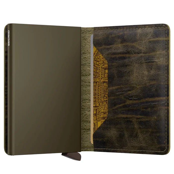 Secrid Slimwallet Compact RFID Wallet - Dutch Martin Cedar