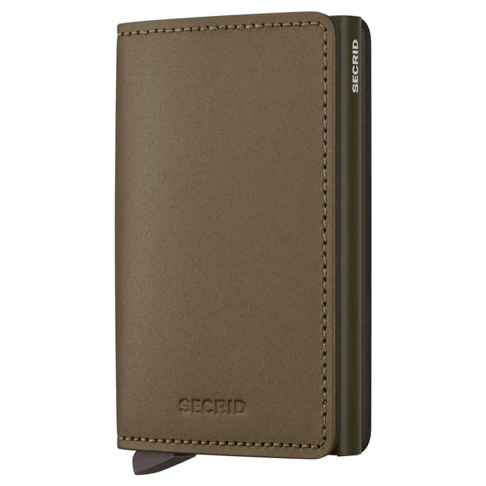 Secrid Slimwallet Compact RFID Wallet - Matte Satin Bronze