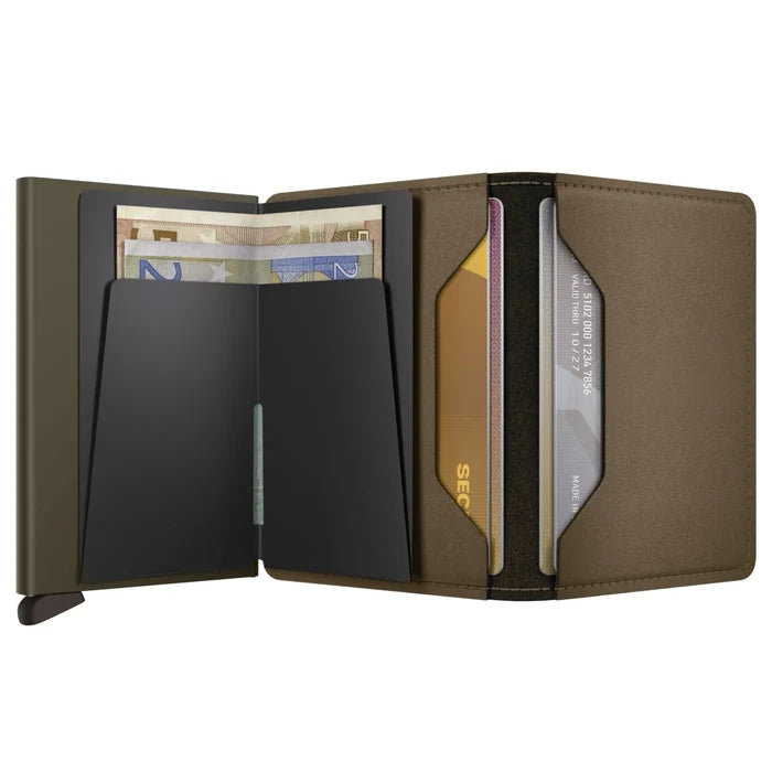 Secrid Slimwallet Compact RFID Wallet - Matte Satin Bronze
