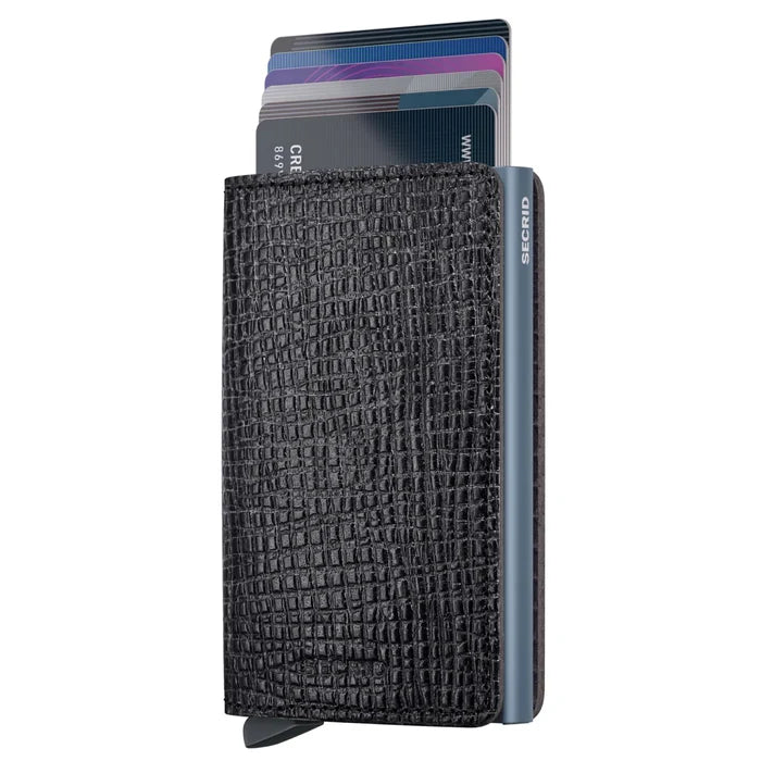 Secrid Slimwallet Compact RFID Wallet - Palmellato Black