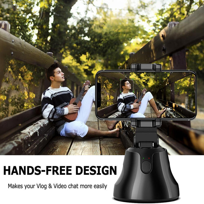 Selfie Holder with Rotating Feature: black, dark gray phone holder stand, minimal modern style
