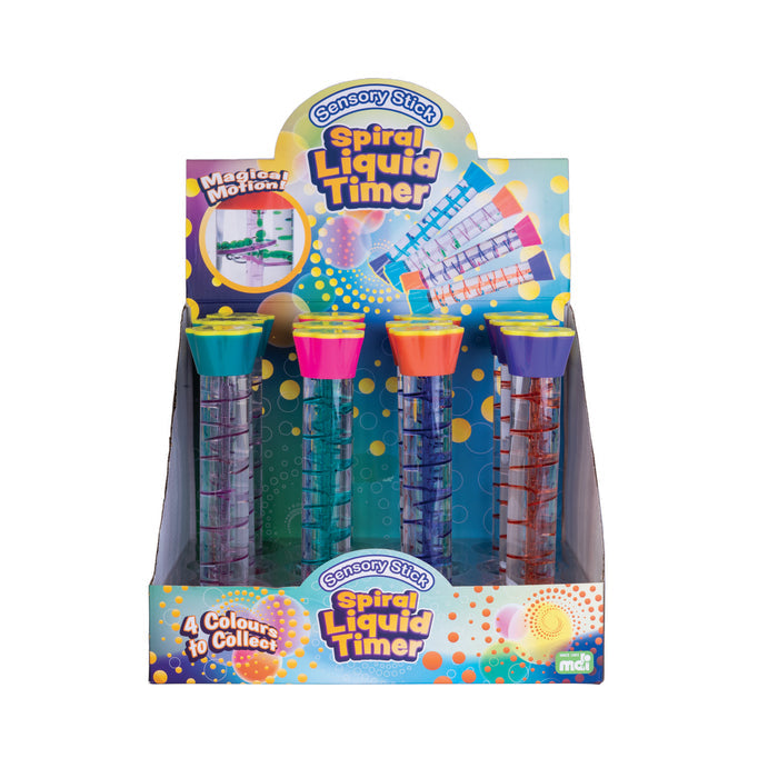 Sensory Stick Spiral Liquid Timer - Sensory Zone