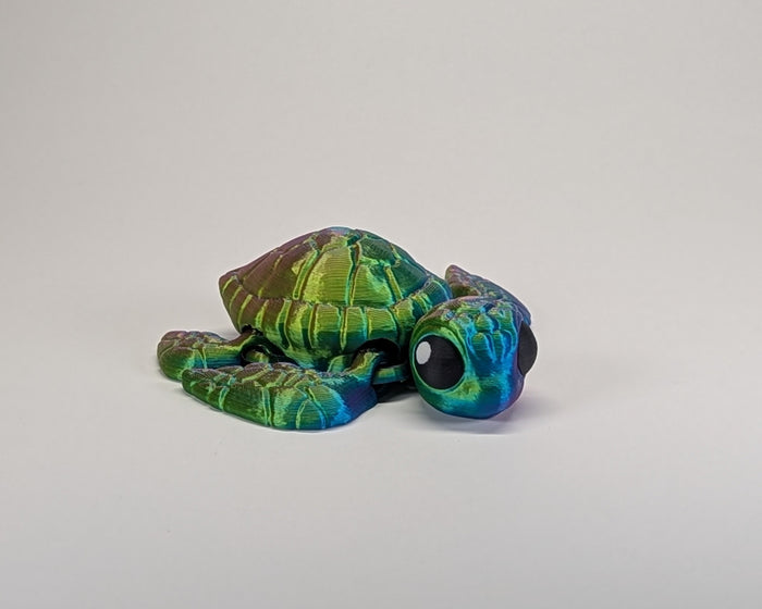 Sea Turtle by Cinderwing3d facing right
