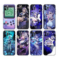 Silver Wolf Honkai Star Rail Phone Case: purple, blue anime-style female characters and gaming-themed graphics, anime, kawaii