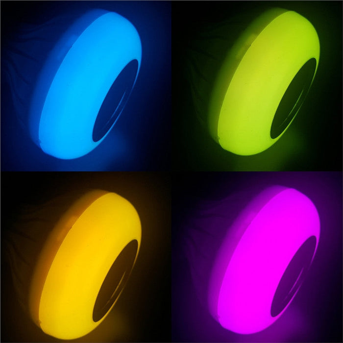 Smart Wireless LED Light Bulb with Integrated Bluetooth Speaker: white, black LED light bulb with built-in speaker, modern st